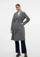 Ladda upp bild till gallerivisning, VMFORTUNEAYA Coat - medium grey melange
